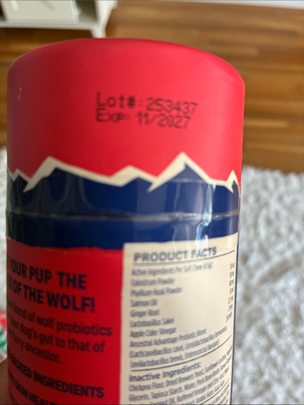 BetterWLD Allergy Relief Soft Chew Supplements for Dogs - Blue & Red - Picture 2 of 2